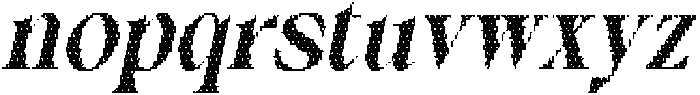 Maverly Disco Italic otf (400) Font LOWERCASE