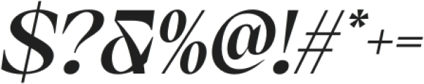 Maverly Italic otf (400) Font OTHER CHARS