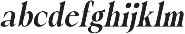 Maverly Italic otf (400) Font LOWERCASE