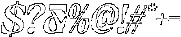 Maverly Pixel Outline otf (400) Font OTHER CHARS