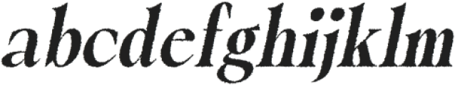 MaverlyRough-Italic otf (400) FONT