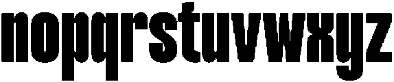 Mavine ExtraBold otf (700) Font LOWERCASE