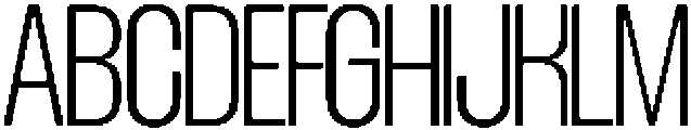 Mavine ExtraLight otf (200) Font UPPERCASE