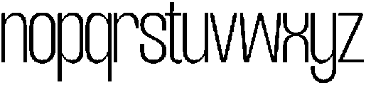 Mavine ExtraLight otf (200) Font LOWERCASE