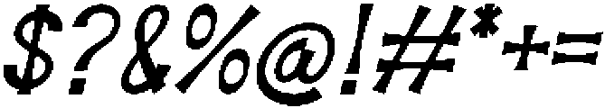 Mavones Italic otf (400) Font OTHER CHARS
