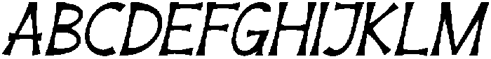 Mavones Italic otf (400) Font UPPERCASE
