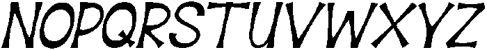 Mavones Italic otf (400) Font UPPERCASE