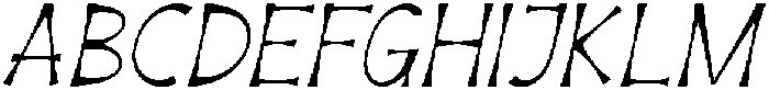 Mavones Thin Italic otf (100) Font UPPERCASE