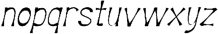 Mavones Thin Italic otf (100) Font LOWERCASE