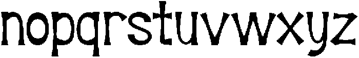 Mavones otf (400) Font LOWERCASE