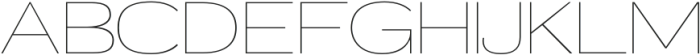 Mavora Sans Thin Ultra Expanded otf (100) Font UPPERCASE