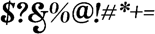Mawar otf (400) Font OTHER CHARS