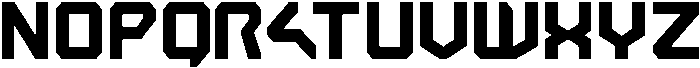 Maxed Regular otf (400) Font UPPERCASE