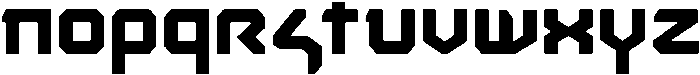 Maxed Regular otf (400) Font LOWERCASE