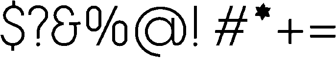 Maxi otf (400) Font OTHER CHARS