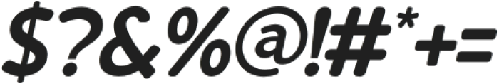 Maxico Italic otf (400) Font OTHER CHARS