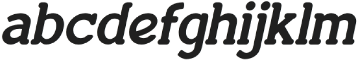 Maxico Italic otf (400) Font LOWERCASE