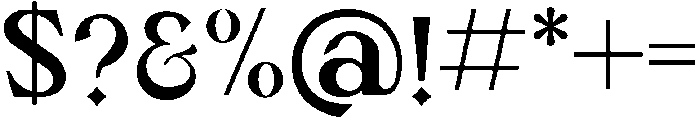 Maxim Regular otf (400) Font OTHER CHARS
