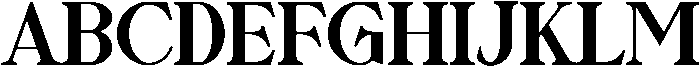 Maxim Regular otf (400) Font UPPERCASE