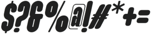 Maximalis Condensed Italic otf (400) Font OTHER CHARS