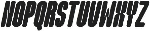 Maximalis Condensed Italic otf (400) Font UPPERCASE