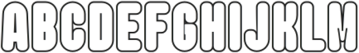 Maximalis Outline otf (400) Font UPPERCASE