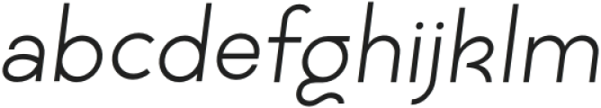 Maximo Nexa Light Italic otf (300) Font LOWERCASE