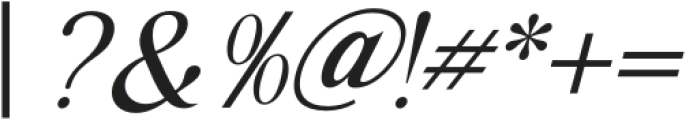 Maximum Visionary Medium Italic otf (500) Font OTHER CHARS