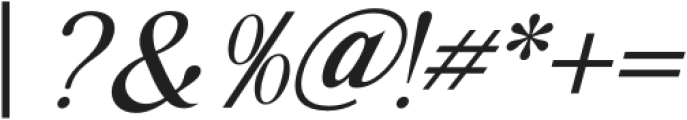 Maximum Visionary Semi Bold Italic otf (600) Font OTHER CHARS