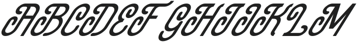 Maxplein Italic otf (400) Font UPPERCASE