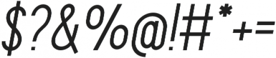 Maxwell Sans Book Italic otf (400) Font OTHER CHARS