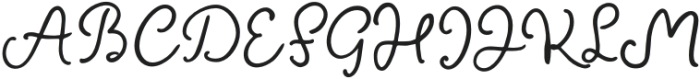 May Pearl Regular otf (400) Font UPPERCASE