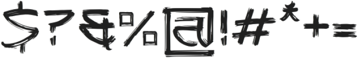 Mayashita Regular otf (400) Font OTHER CHARS