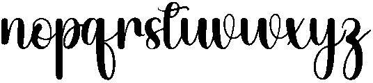 Maybe Regular otf (400) Font LOWERCASE
