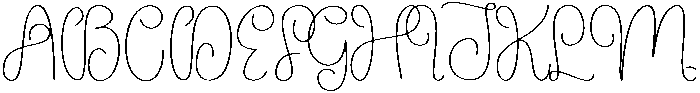 Maybe Regular otf (400) Font UPPERCASE