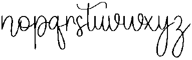Maybe Regular otf (400) Font LOWERCASE