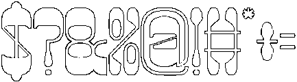 Maybe Someday-Hollow otf (400) Font OTHER CHARS