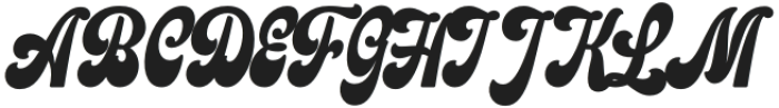 Mayburn-Regular otf (400) Font UPPERCASE