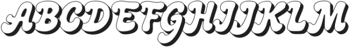 Mayke Shadow otf (400) Font UPPERCASE