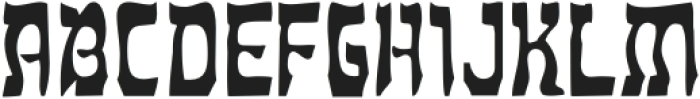 Mazeltop Regular otf (400) Font LOWERCASE