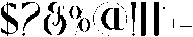 Mazera Regular otf (400) Font OTHER CHARS