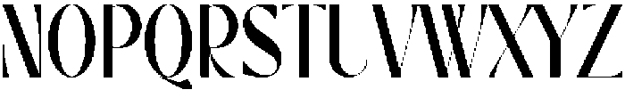 Mazera Regular otf (400) Font UPPERCASE