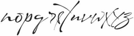 maestro signature otf (400) Font LOWERCASE