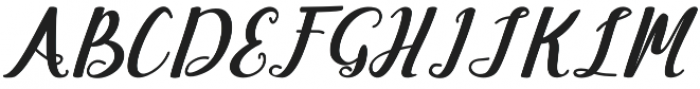 maisha Italic otf (400) Font UPPERCASE