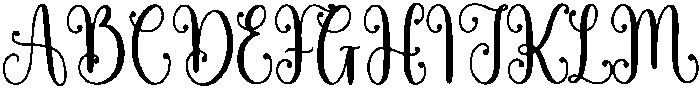 marigold otf (400) Font UPPERCASE