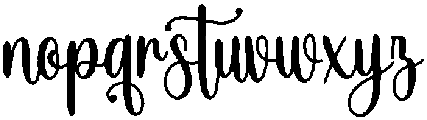 marigold otf (400) Font LOWERCASE