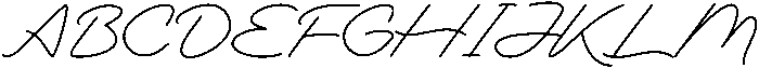martha otf (400) Font UPPERCASE