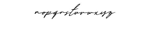 Maddison Signature Font LOWERCASE