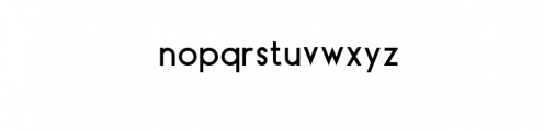 Magical Stylish Sans Serif.otf Font LOWERCASE