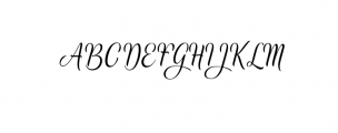 Magnificent Font UPPERCASE